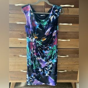 Laura Colourful {faux} Wrap Dress